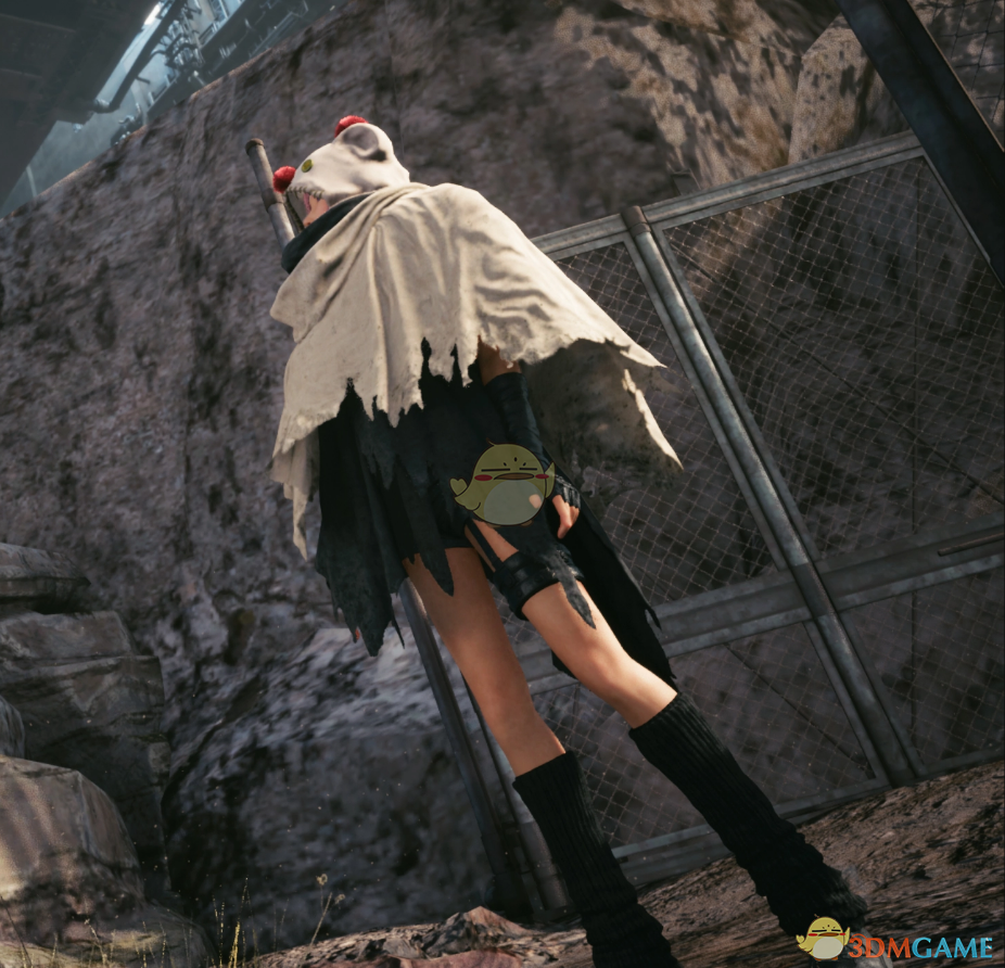 《最终幻想7：重制版》尤菲的黑色莫古力服装MOD电脑版下载
