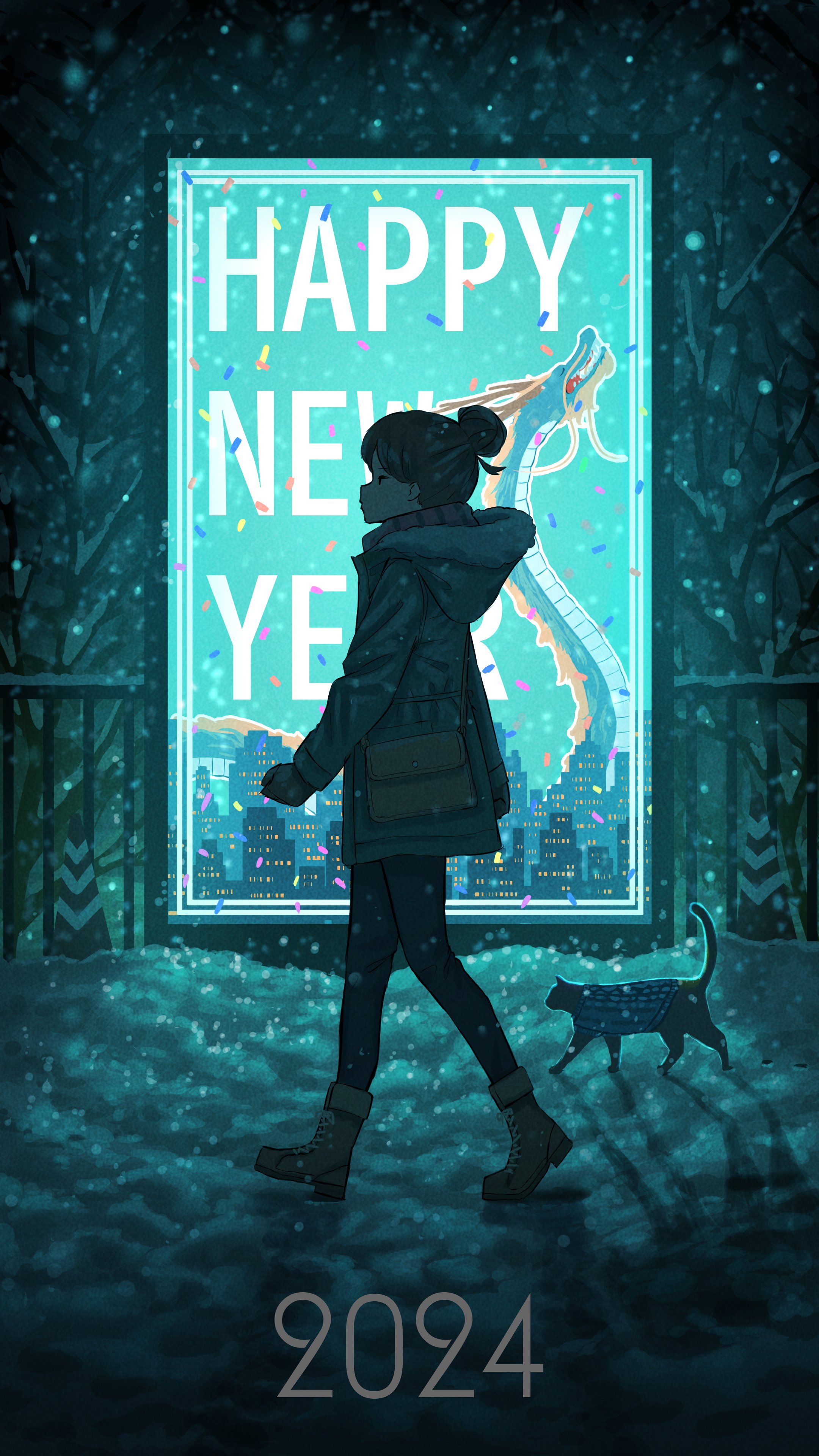 【P站美图】P站PIXIV_2024 0102日推热搜美图 恭贺新年！