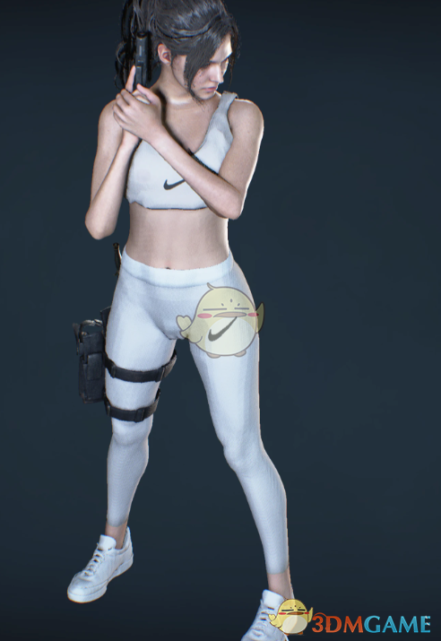 《生化危机3：重制版》吉尔运动女孩透明套装MOD（白色款）电脑版下载