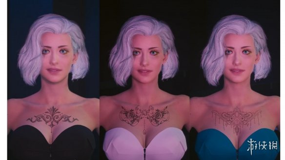 《赛博朋克2077》女V优雅胸部纹身[支持v2.1]电脑版下载