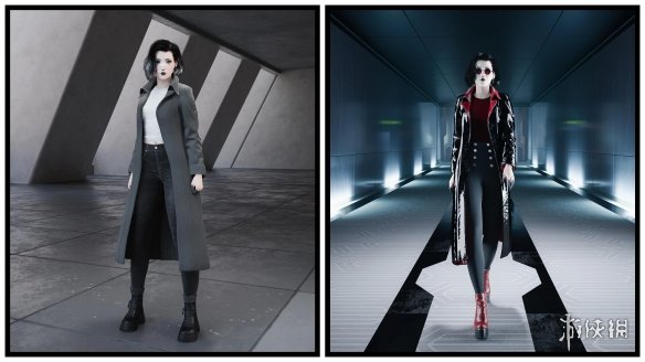 《赛博朋克2077》女V时尚修身长外套v0.2[支持v2.1]电脑版下载