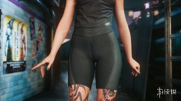 《赛博朋克2077》女V性感紧身包臀短裤[支持v2.1]电脑版下载