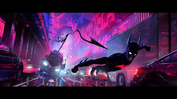 动画电影《未来蝙蝠侠》概念设计图