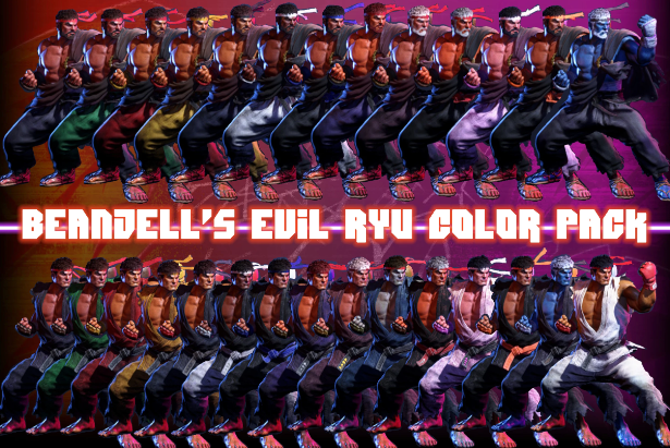 《街头霸王6》隆服装颜色MOD电脑版下载