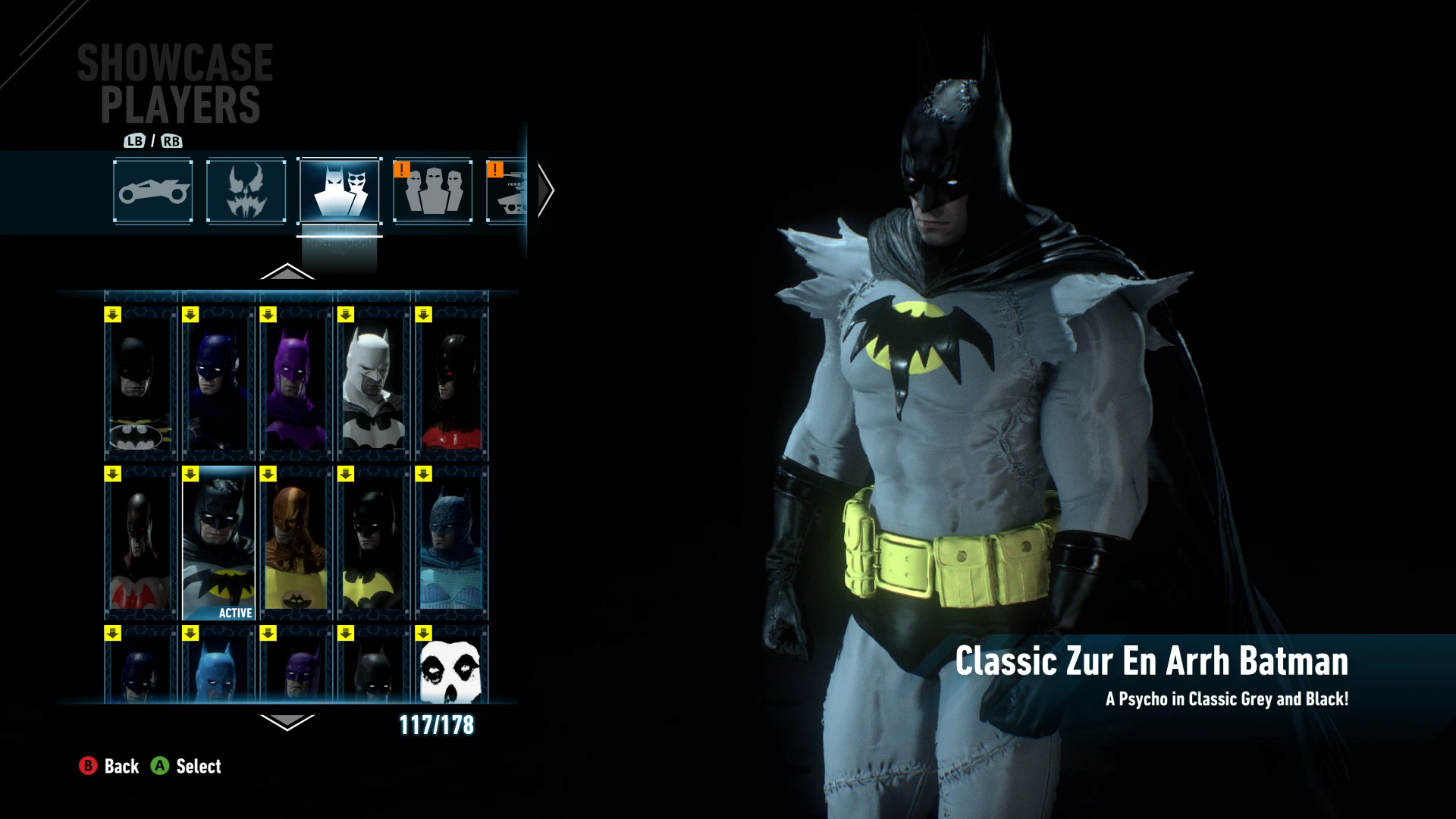 《蝙蝠侠：阿卡姆骑士》黑色Zur En Arrh蝙蝠套装MOD电脑版下载