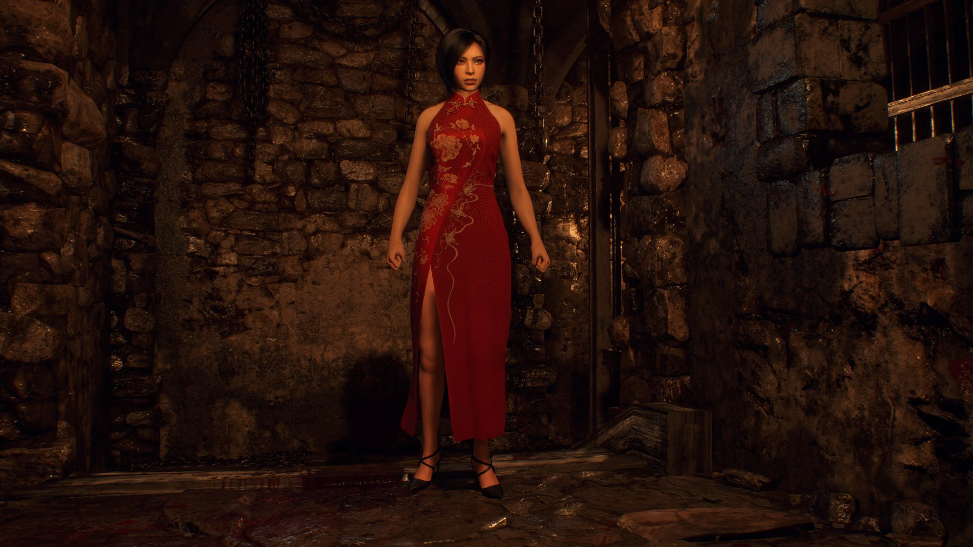《生化危机4：重制版》艾达红色连衣裙（无裤袜）MOD电脑版下载