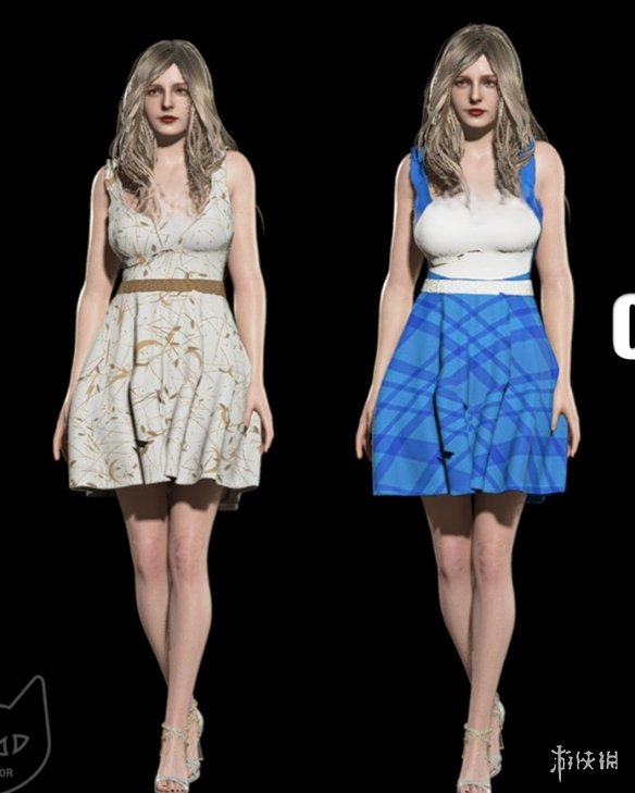 《生化危机4：重制版》阿什莉蓝色款可爱连衣裙MOD[正式版]电脑版下载