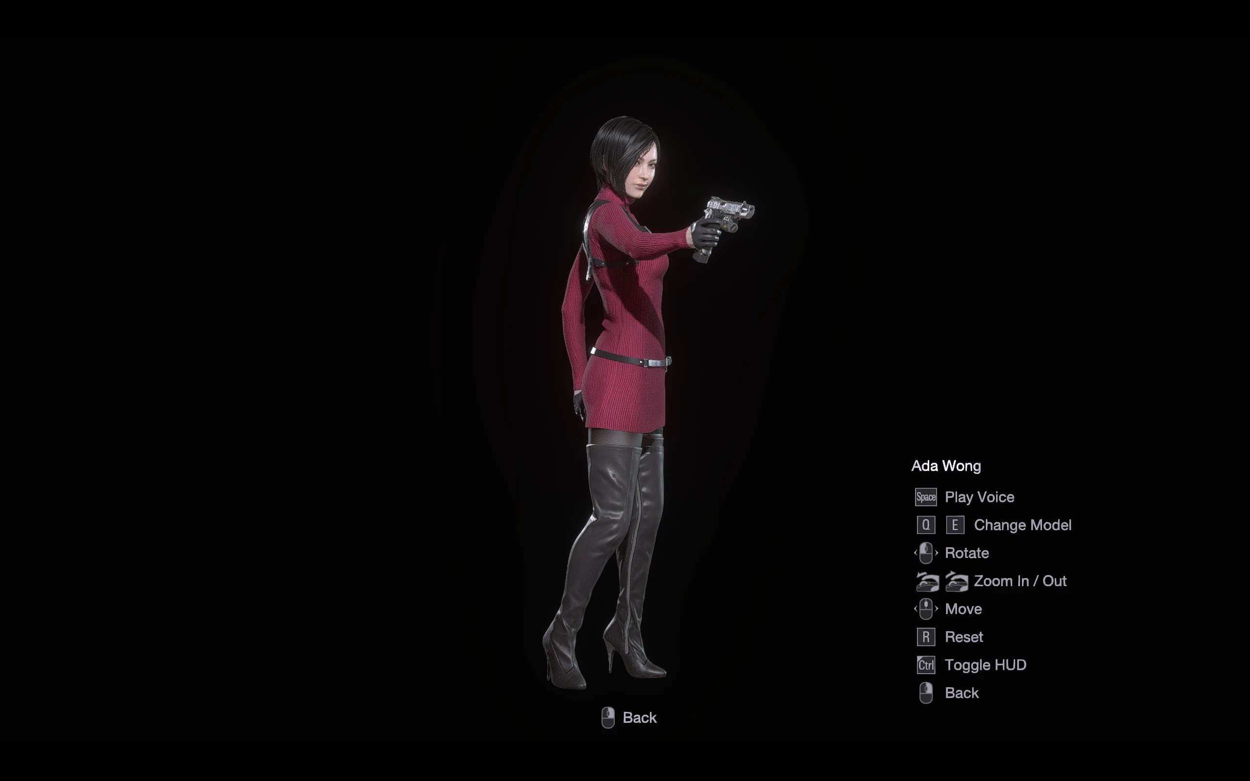 《生化危机4：重制版》艾达帅气持枪动作MOD电脑版下载