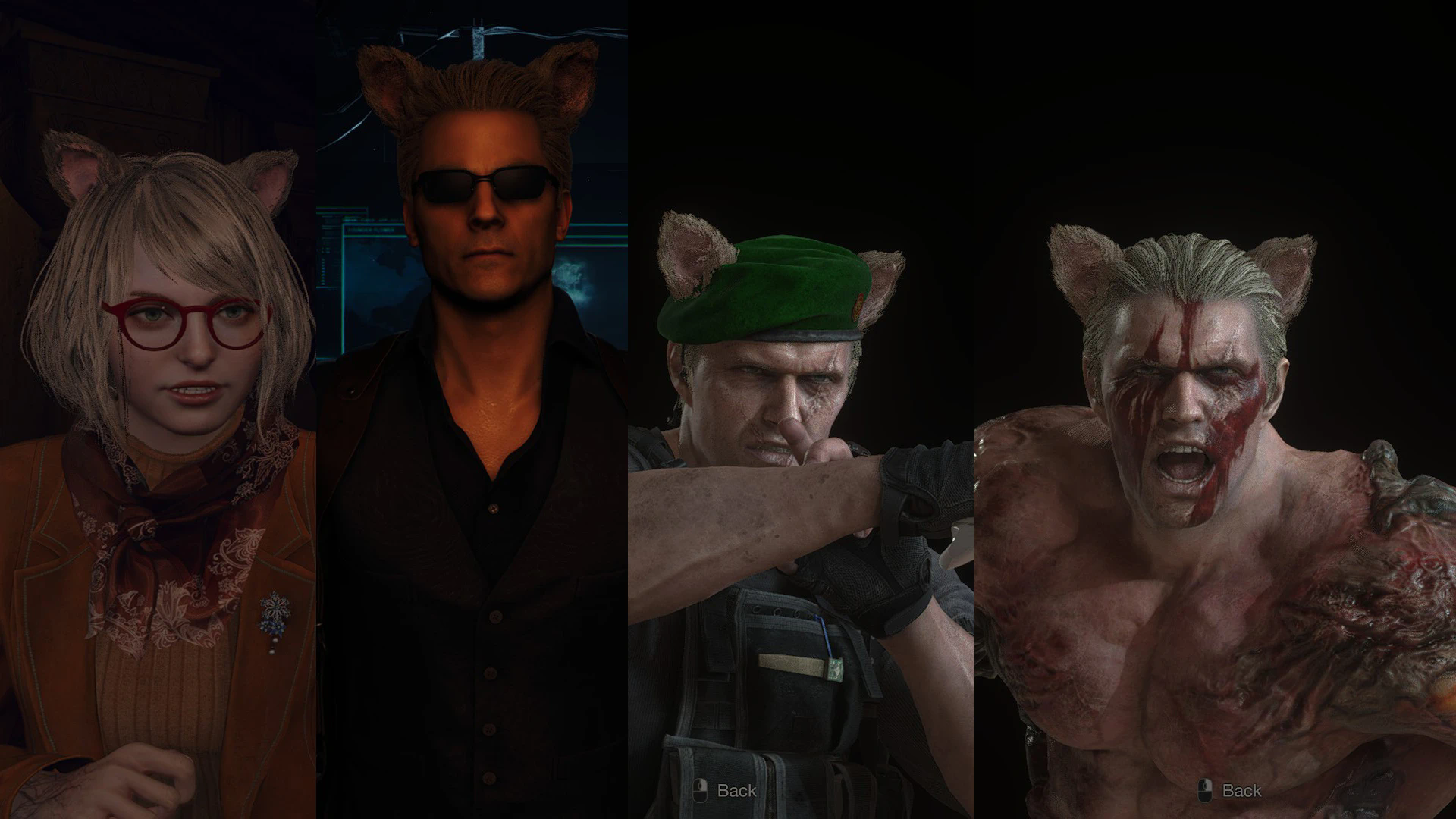 《生化危机4：重制版》角色人物的猫耳朵MOD电脑版下载