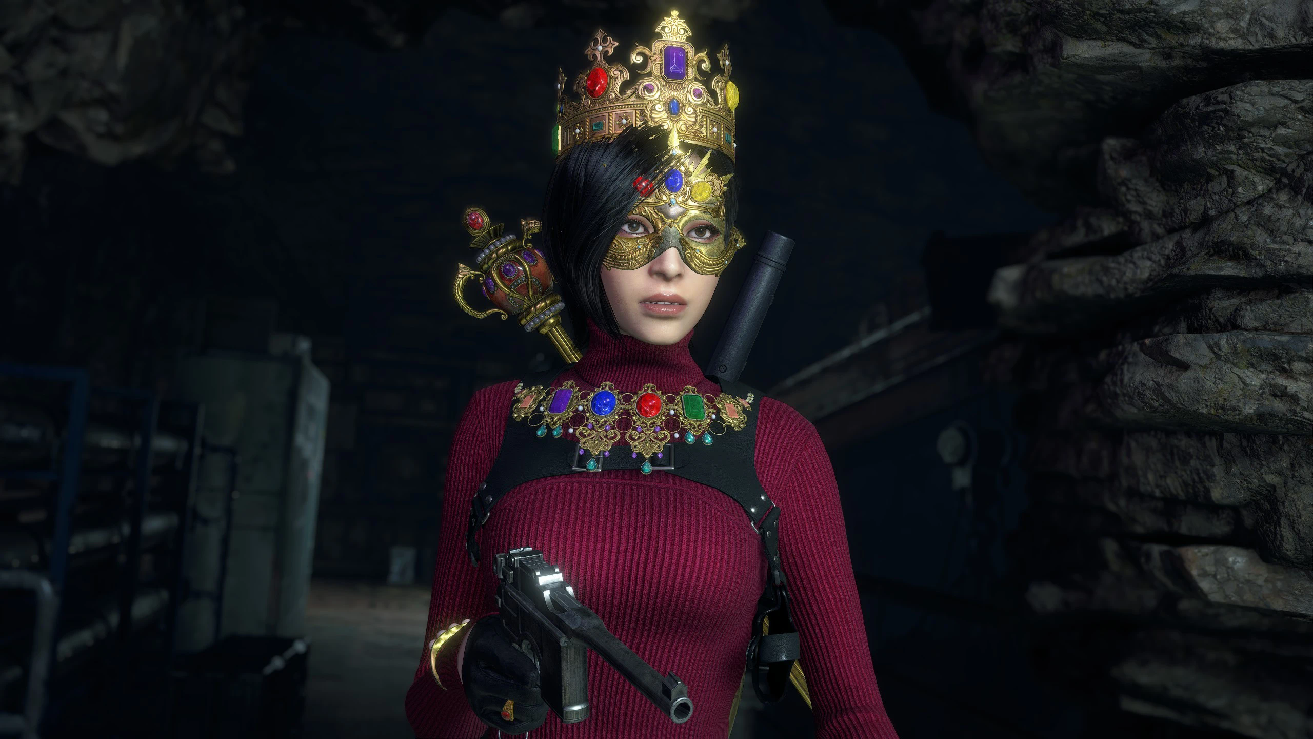 《生化危机4：重制版》艾达珍宝头上戴MOD电脑版下载