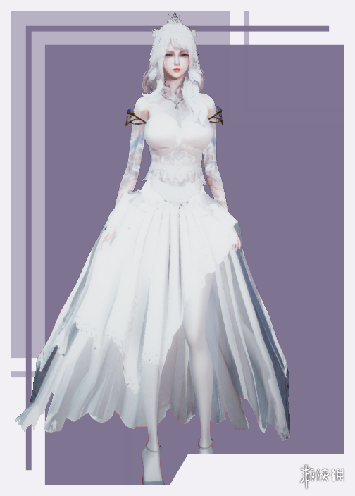 《AI少女》白发白色连衣裙御姐MOD电脑版下载