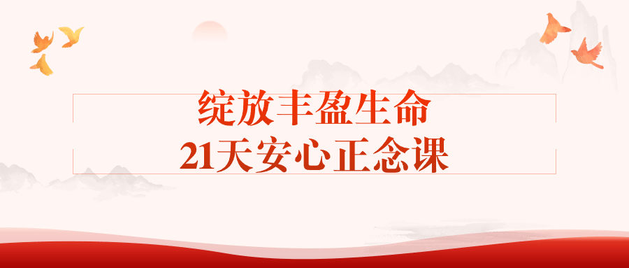 绽放丰盈生命21天安心正念课百度云迅雷下载