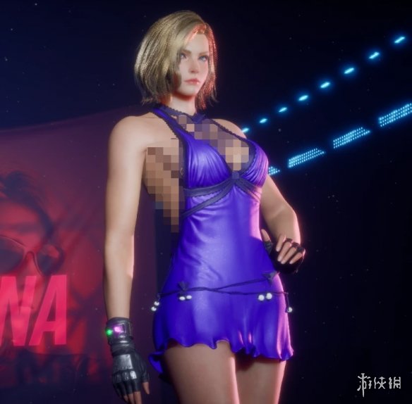 《铁拳8》妮娜穿蒂法紫色连衣裙MOD电脑版下载