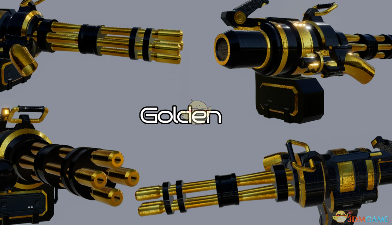 《幻兽帕鲁》加特林机枪黄金之风皮肤MOD电脑版下载