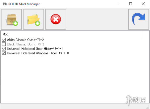 《古墓丽影：崛起》MOD管理器ROTTR电脑版下载