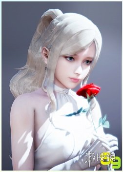 《AI少女》一袭如雪宁静忧思少女MOD电脑版下载