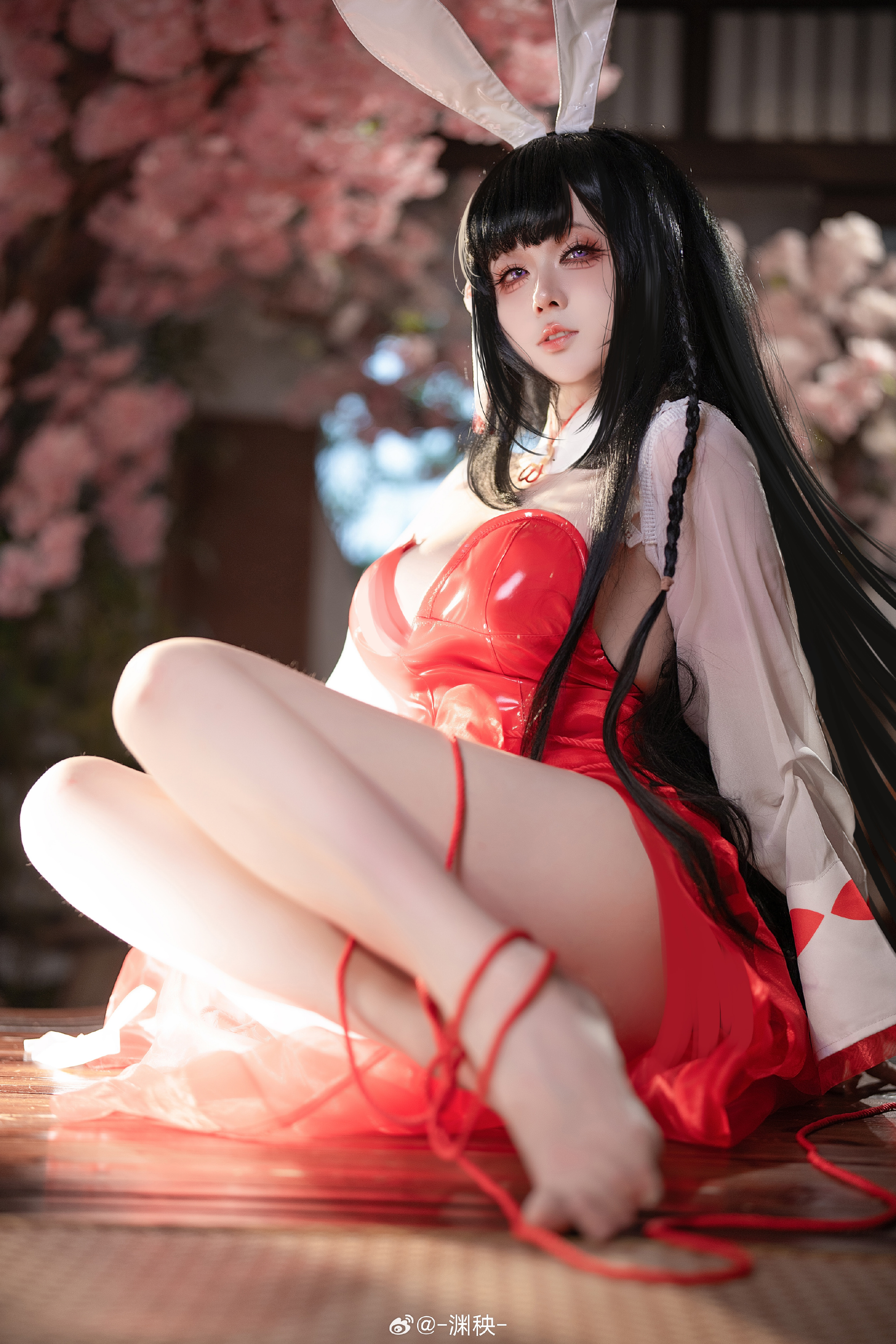 动漫Coser@-渊秧- 巫女兔cos