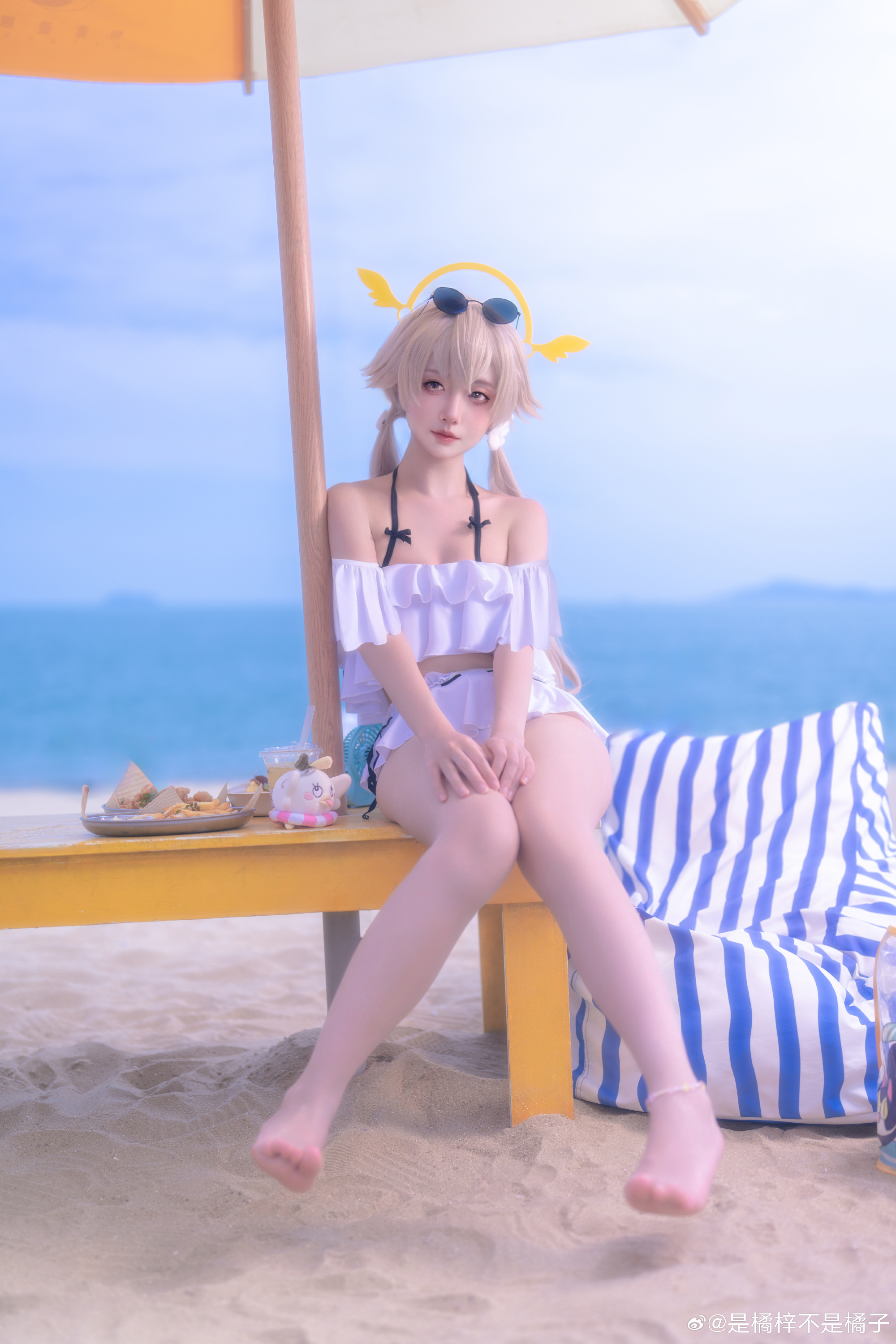 动漫Coser@是橘梓不是橘子 日富美泳装cos
