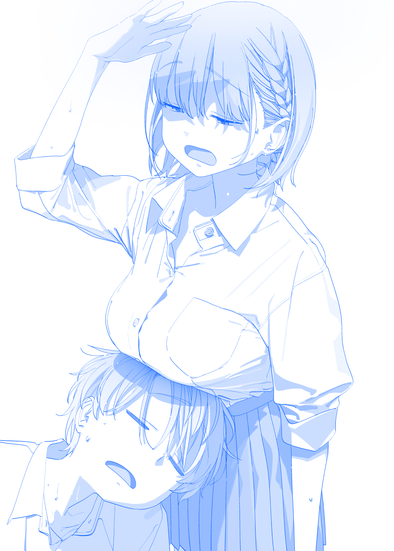 星期一的丰满，「啊…… 阴凉处真舒服啊……」